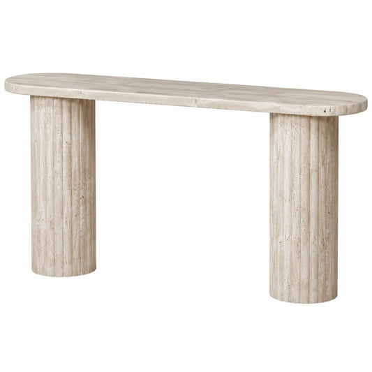 Consolle Rettangolare in Travertino Beige