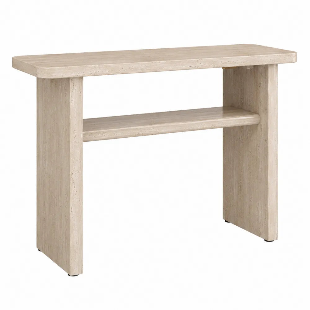 Consolle in Pietra Calcarea Beige Chiaro